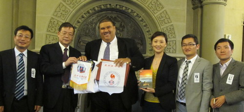 China Delegation of Education visited New York High Schools